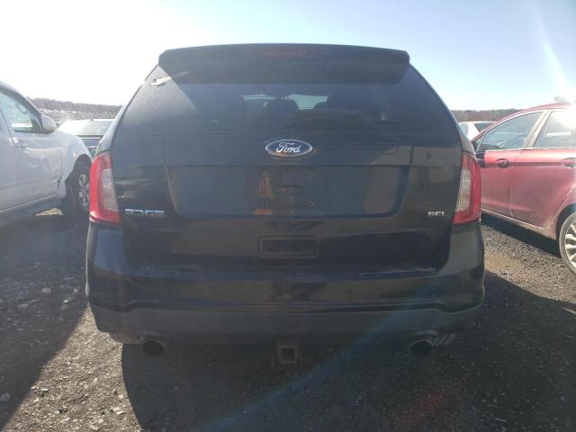 2FMDK3JC1BBA08241 - 2011 FORD EDGE SEL BLACK photo 6