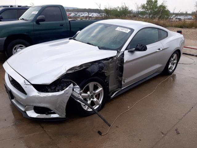 1FA6P8TH1F5338109 - 2015 FORD MUSTANG SILVER photo 1