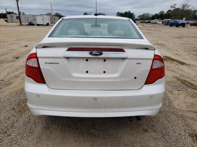 3FAHP0JA1AR211964 - 2010 FORD FUSION SEL WHITE photo 6