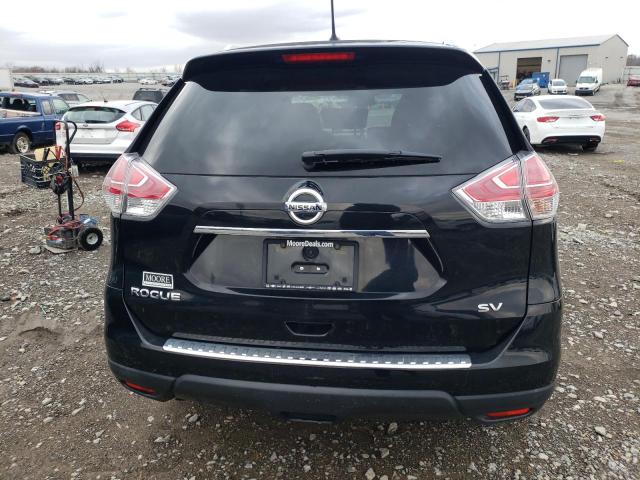 KNMAT2MT6GP660167 - 2016 NISSAN ROGUE S BLACK photo 6