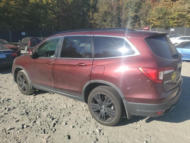 5FNYF6H24NB052198 - 2022 HONDA PILOT SE BURGUNDY photo 2