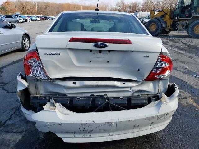 3FAHP0HA4CR151994 - 2012 FORD FUSION SE WHITE photo 6