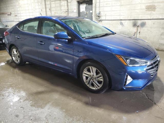 5NPD84LF9LH533764 - 2020 HYUNDAI ELANTRA SEL BLUE photo 4