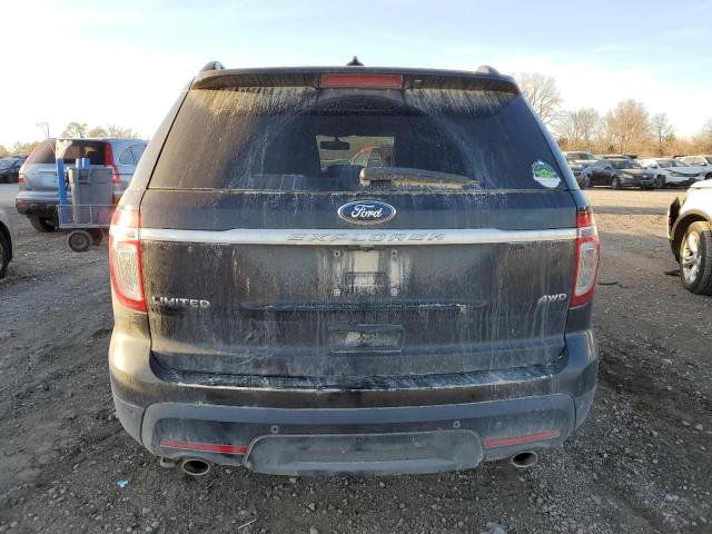 1FM5K8F89DGB61712 - 2013 FORD EXPLORER LIMITED BLACK photo 6