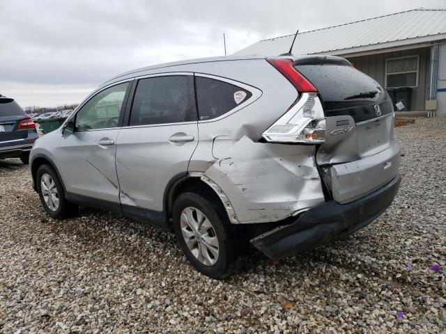 JHLRM4H71CC014080 - 2012 HONDA CR-V EXL SILVER photo 2