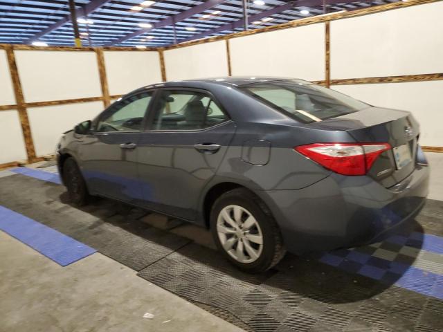 2T1BURHE3GC623629 - 2016 TOYOTA COROLLA L GRAY photo 2