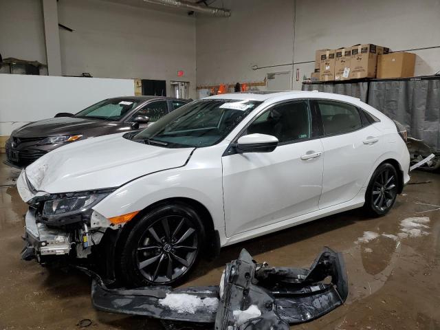 SHHFK7H65MU210170 - 2021 HONDA CIVIC EX WHITE photo 1