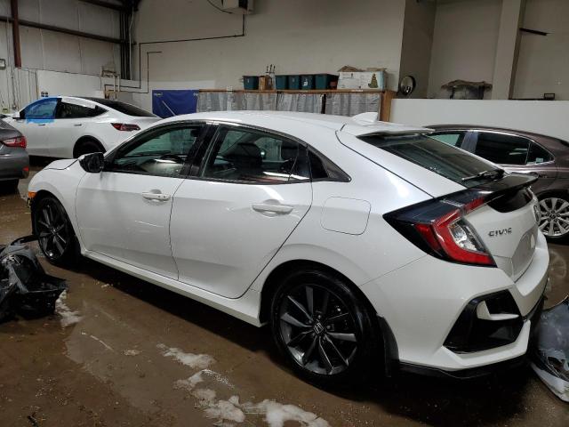 SHHFK7H65MU210170 - 2021 HONDA CIVIC EX WHITE photo 2