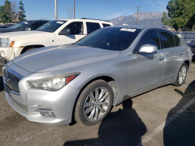 JN1BV7AR7EM685200 - 2014 INFINITI Q50 BASE SILVER photo 1