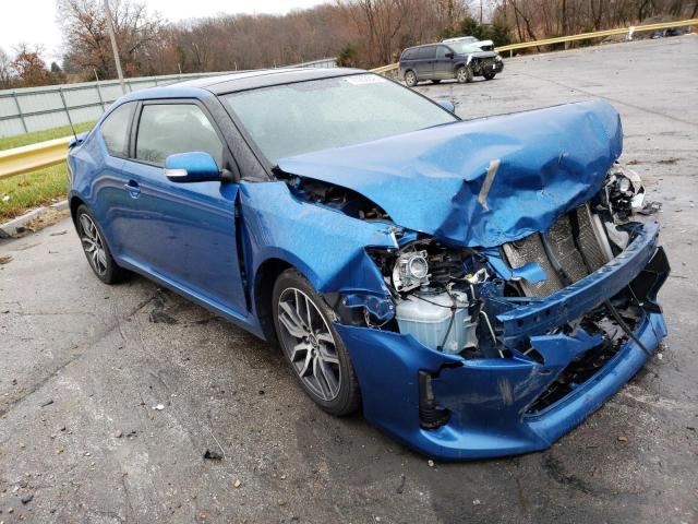 JTKJF5C74E3072682 - 2014 TOYOTA SCION TC 蓝色 照片 4