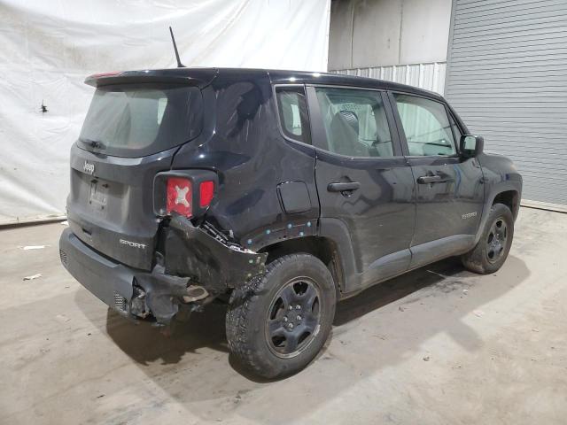 ZACNJBAB7KPK24942 - 2019 JEEP RENEGADE SPORT BLACK photo 3