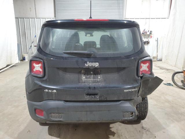 ZACNJBAB7KPK24942 - 2019 JEEP RENEGADE SPORT BLACK photo 6