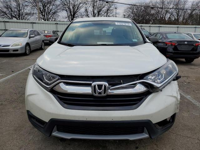 2HKRW6H39JH221978 - 2018 HONDA CR-V LX WHITE photo 5