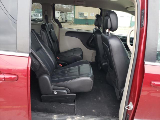 2C4RC1BGXFR602031 - 2015 CHRYSLER TOWN & COU TOURING მუქწითელი ფოტო 10