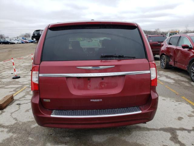 2C4RC1BGXFR602031 - 2015 CHRYSLER TOWN & COU TOURING მუქწითელი ფოტო 6