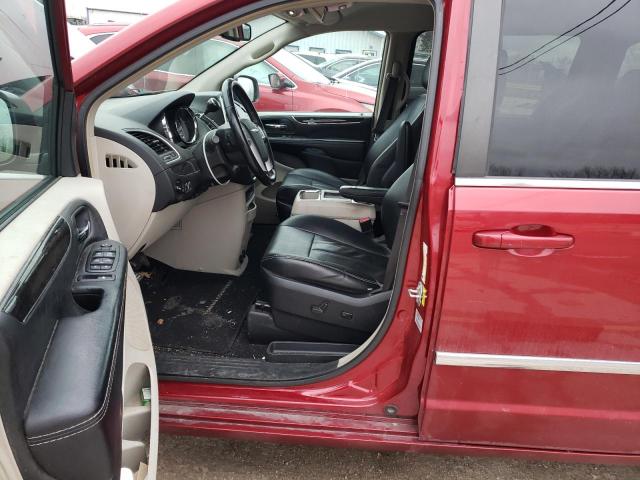 2C4RC1BGXFR602031 - 2015 CHRYSLER TOWN & COU TOURING მუქწითელი ფოტო 7