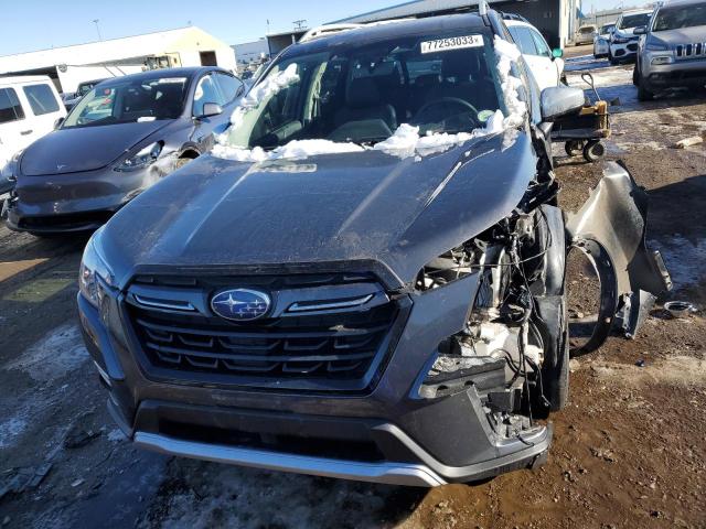 JF2SKARC5NH516208 - 2022 SUBARU FORESTER TOURING 灰色 照片 5