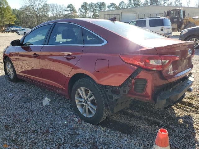 5NPE24AF1GH333878 - 2016 HYUNDAI SONATA SE RED photo 2