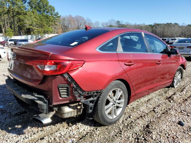 5NPE24AF1GH333878 - 2016 HYUNDAI SONATA SE RED photo 3