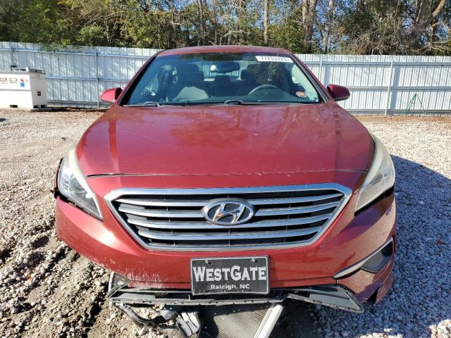 5NPE24AF1GH333878 - 2016 HYUNDAI SONATA SE RED photo 5