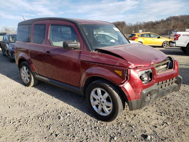 5J6YH18787L005422 - 2007 HONDA ELEMENT EX MAROON photo 4