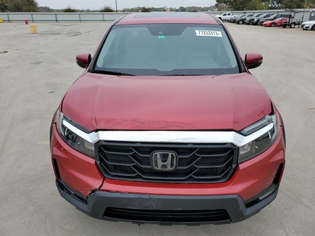 5FPYK3F77NB003464 - 2022 HONDA RIDGELINE RTL RED photo 5