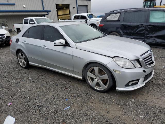 WDDHF5GB4BA422569 - 2011 MERCEDES-BENZ E 350 SILVER photo 4