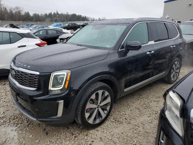 5XYP6DHCXMG146117 - 2021 KIA TELLURIDE S BLACK photo 1