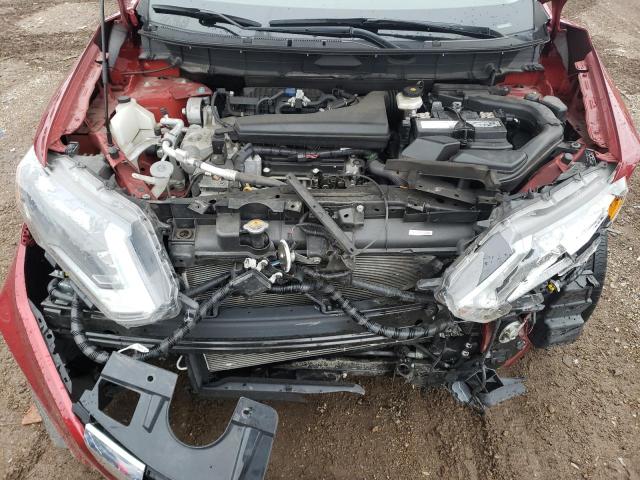 5N1AT2MVXKC802064 - 2019 NISSAN ROGUE S RED photo 11