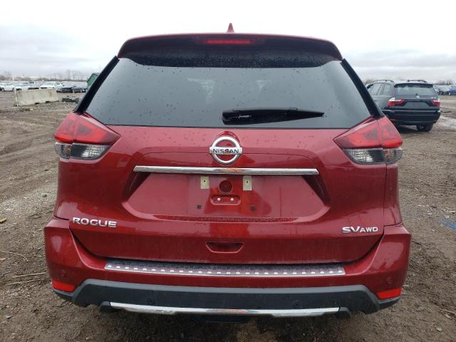 5N1AT2MVXKC802064 - 2019 NISSAN ROGUE S RED photo 6