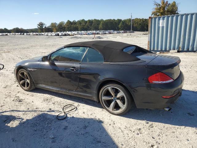 WBAEB53528CX62919 - 2008 BMW 650 I BLACK photo 2