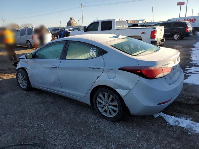 KMHDH4AE3EU172594 - 2014 HYUNDAI ELANTRA SE SILVER photo 2