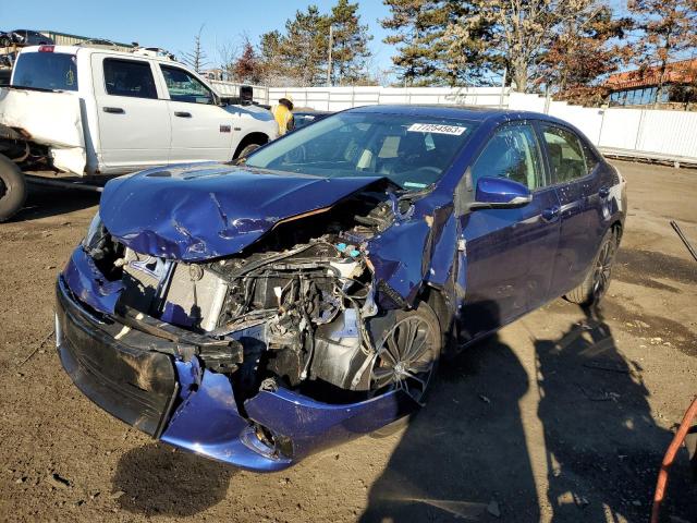 2T1BURHEXGC541168 - 2016 TOYOTA COROLLA L BLUE photo 1