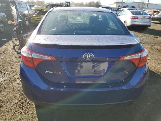 2T1BURHEXGC541168 - 2016 TOYOTA COROLLA L BLUE photo 6