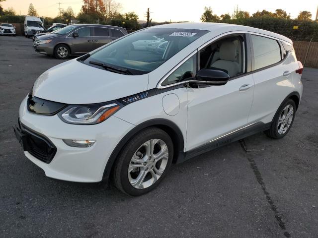 1G1FW6S03K4115673 - 2019 CHEVROLET BOLT EV LT WHITE photo 1