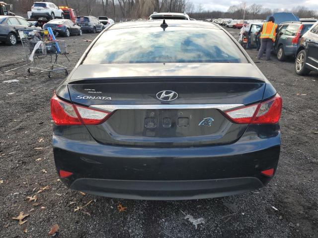 5NPEB4AC6EH843520 - 2014 HYUNDAI SONATA GLS BLACK photo 6