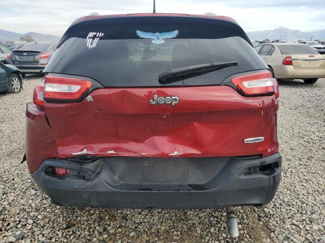 1C4PJLCS2EW117349 - 2014 JEEP CHEROKEE LATITUDE RED photo 6