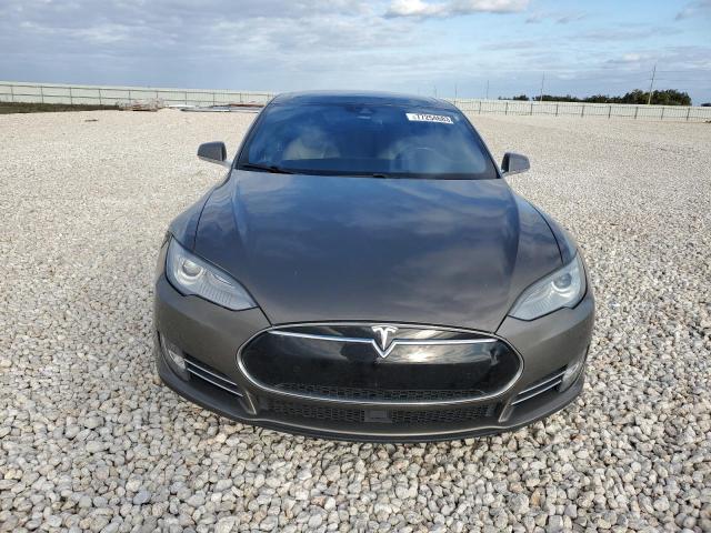 5YJSA1E29FF108410 - 2015 TESLA MODEL S BROWN photo 5