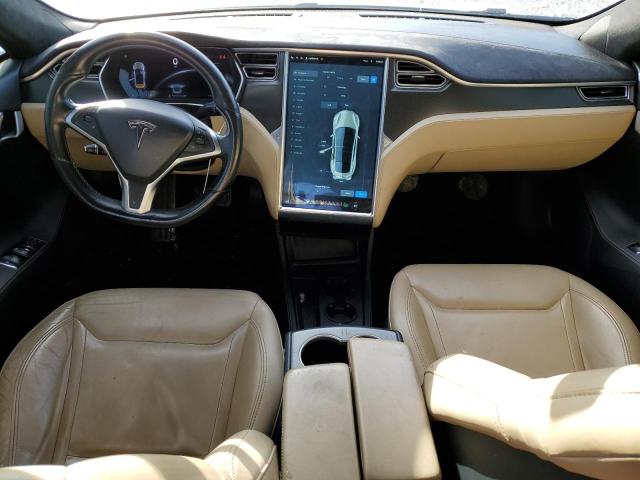 5YJSA1E29FF108410 - 2015 TESLA MODEL S BROWN photo 8