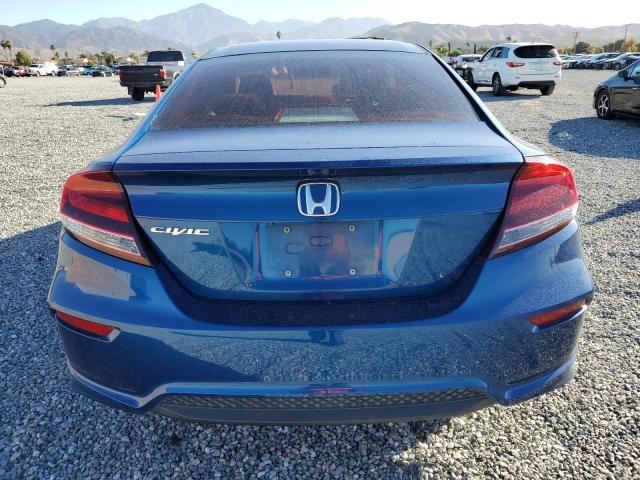 2HGFG3A52FH527609 - 2015 HONDA CIVIC LX BLUE photo 6