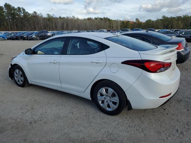 5NPDH4AE9GH734015 - 2016 HYUNDAI ELANTRA SE WHITE photo 2