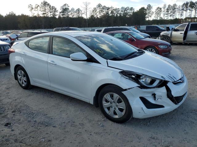 5NPDH4AE9GH734015 - 2016 HYUNDAI ELANTRA SE WHITE photo 4