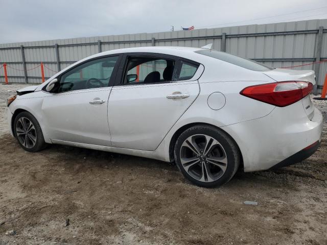 KNAFX4A85E5075608 - 2014 KIA FORTE EX WHITE photo 2