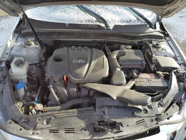 KNAGN4A74B5166060 - 2011 KIA OPTIMA EX SILVER photo 11