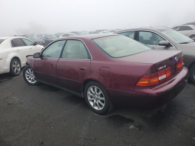 JT8BF28G7W0127906 - 1998 LEXUS ES 300 BURGUNDY photo 2