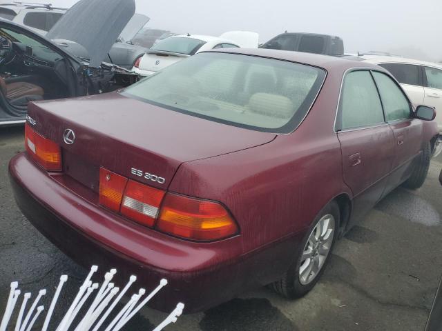 JT8BF28G7W0127906 - 1998 LEXUS ES 300 BURGUNDY photo 3