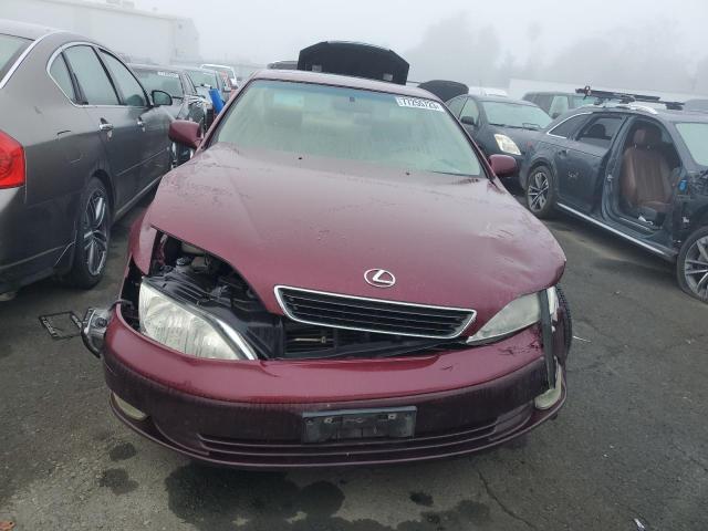 JT8BF28G7W0127906 - 1998 LEXUS ES 300 BURGUNDY photo 5