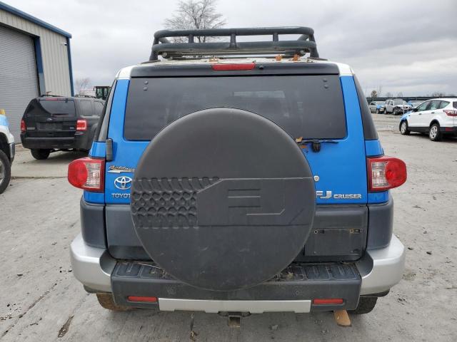 JTEBU11F870030634 - 2007 TOYOTA FJ CRUISER BLUE photo 6