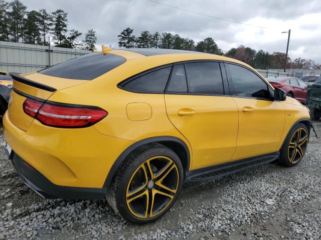 4JGED6EBXGA016942 - 2016 MERCEDES-BENZ GLE COUPE 450 4MATIC YELLOW photo 3