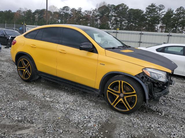 4JGED6EBXGA016942 - 2016 MERCEDES-BENZ GLE COUPE 450 4MATIC YELLOW photo 4